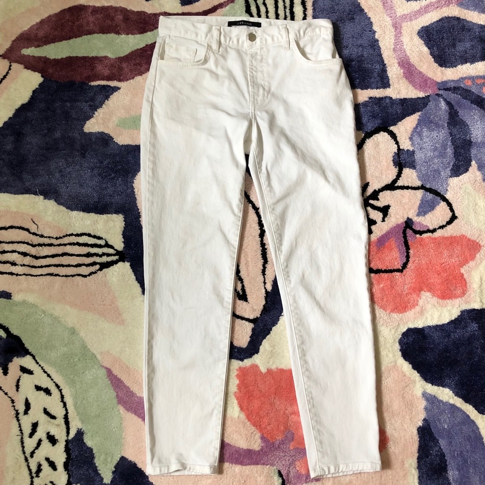 J Brand high rise Tessa jeans Serenity white 26